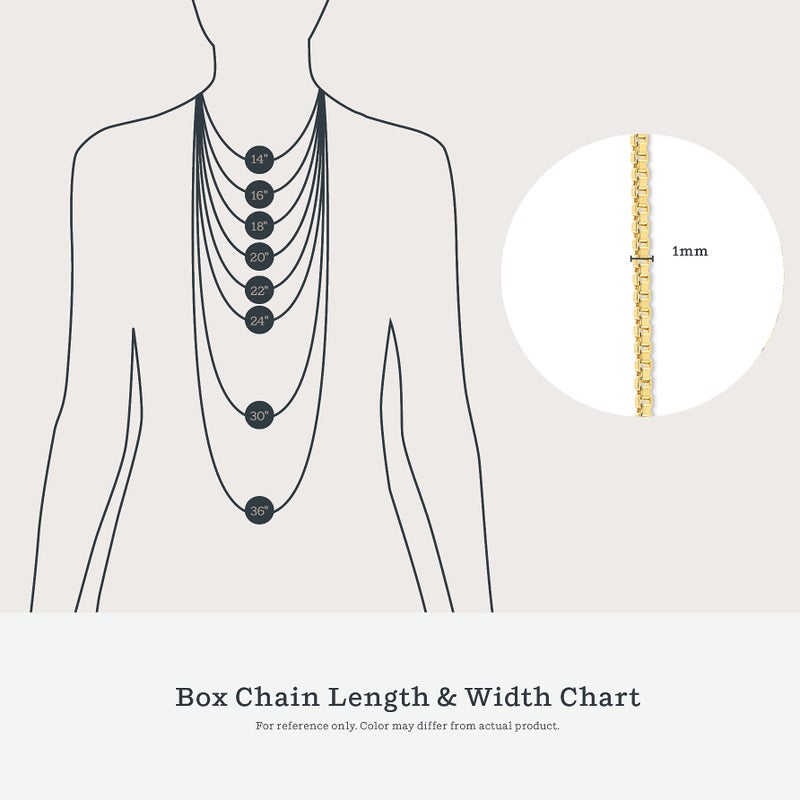 KEZEF 18k Gold Over Sterling Silver 1mm Box Chain Necklace Made in Italy | 925 Sterling Silver Necklace for Women | Rose Gold Chain for Women Men - Image 5